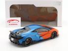 McLaren 600LT F1 Tribute Livery Byggeår 2019 orange / blå metallisk 1:18 Solido