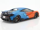 McLaren 600LT F1 Tribute Livery Byggeår 2019 orange / blå metallisk 1:18 Solido