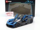 Bugatti Bolide W16.4 year 2020 blue / carbon 1:18 Bburago