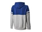 Nürburgring Pullover con cappuccio Challenge blu / grigio melange