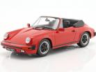 Porsche 911 SC Convertible year 1983 red 1:18 KK-Scale