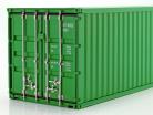 40 FT contenedor marítimo verde 1:18 NZG