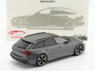 Audi RS 6 Avant (C8) Byggeår 2019 måtte grå 1:18 Minichamps