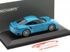 Porsche 911 (991) Turbo S Miami azul 1:43 Minichamps