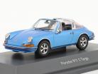 Porsche 911 S Targa Byggeår 1971 blå metallisk 1:43 Schuco