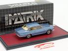 Jaguar S-Type Frua Año de construcción 1966 azul metálico 1:43 Matrix