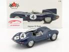 Jaguar D-Type #4 vinder 24h LeMans 1956 Sanderson, Flockhart 1:18 CMR