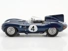 Jaguar D-Type #4 vinder 24h LeMans 1956 Sanderson, Flockhart 1:18 CMR