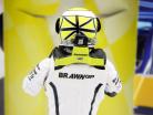 Jenson Button driver figure formula one standing ready to race 1:18 TopMp