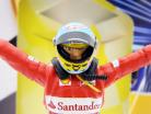 Fernando Alonso driver figure formula one 2012 standing finger 1:18 TopMo
