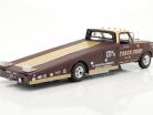 Ford F-350 Ramp Truck Tasca Ford year 1970 brown / gold 1:18 GMP