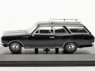 Opel Rekord C Caravan Byggeår 1968 sort 1:43 Minichamps