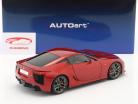 Lexus LFA Año de construcción 2010 perla rojo 1:18 AUTOart