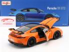 Porsche 911 (992) GT3 year 2022 gulf orange 1:18 Maisto
