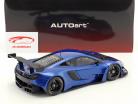 McLaren 650S GT3 Plain Body Version 2017 blau metallic 1:18 AUTOart