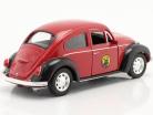 Set: Buch Käfer forever & Volkswagen VW Käfer rot / schwarz 1:38 Welly
