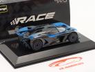 Bugatti Bolide 建設年 2020 青い / 炭素 1:43 Bburago