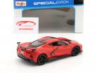 Chevrolet Corvette Stingray Coupe Byggeår 2020 rød / sort 1:24 Maisto