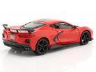 Chevrolet Corvette Stingray Coupe Byggeår 2020 rød / sort 1:24 Maisto