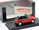 Mini Cooper Cabriolet rouge / rouge Highspeed 1:43