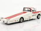 Dodge D-300 Ramp Truck Ramcharger year 1970 white / red 1:18 GMP