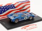 Ford GT40 Mk2 #2 2nd 12h Sebring 1967 Foyt, Ruby 1:43 Spark