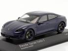 Porsche Taycan Turbo S year 2019 gentian blue metallic 1:43 Minichamps