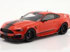 Ford Mustang Shelby Super Snake 建设年份 2021 橘子 / 黑色的 1:18 GT-Spirit