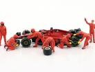 formule 1 Pit Crew jeu de chiffres #3 équipe Rouge 1:43 American Diorama