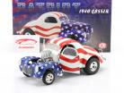 Hemi Gasser Patriot Byggeår 1940 hvid / rød / blå 1:18 GMP