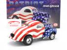 Hemi Gasser Patriot Byggeår 1940 hvid / rød / blå 1:18 GMP