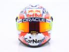 Max Verstappen Red Bull #1 EE.UU GP fórmula 1 Campeón mundial 2022 casco 1:2 Schuberth