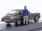 Porsche 911 S LeMans con cifra Steve McQueen Gris 1:43 Schuco