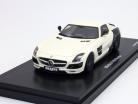 Brabus 700 Biturbo SLS ano de 2011, branco / branco 1:43 Pro43.R