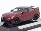 Alfa Romeo Giulia GTAm 建設年 2020 ジータ 赤 メタリック 1:43 Bburago