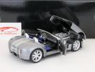Ford Shelby Cobra Concept  silver metallic with silver stripes 1:18 HotWheels