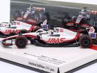 2-Car Set Schumacher #47 & Magnussen #20 Bahreïn GP formule 1 2022 1:43 Minichamps
