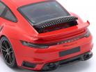 Porsche 911 (992) Turbo S Coupe Sport Design 2021 guardias rojo 1:18 Minichamps