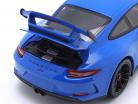 Porsche 911 (991 II) GT3 Baujahr 2018 blau 1:18 Minichamps