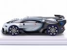 Bugatti Vision Gran Turismo 建設年 2015 銀 / 炭素 1:43 TrueScale