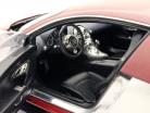 Bugatti Veyron Centenaire Л'Эдишн постройки 2009 хром-красный / красный 1:18 Minichamps