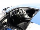 Bugatti Veyron L'Edition Centenaire ingebouwd 2009 chroom-blauw / blauw 1:18 Minichamps