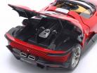 Ferrari Daytona SP3 Closed Top 2022 corsa vermelho 1:18 Bburago Signature