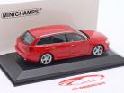 Audi RS 6 Avant Byggeår 2007 Misano rød perle effekt 1:43 Minichamps
