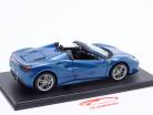 Ferrari 488 Spider year 2015 blue metallic 1:24 Bburago