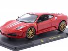 Ferrari 430 Scuderia Byggeår 2007 rød 1:24 Bburago