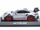 Porsche 911 (992) GT3 RS grigio ghiaccio metallico / piro rosso 1:43 Spark