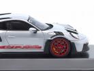 Porsche 911 (992) GT3 RS grigio ghiaccio metallico / piro rosso 1:43 Spark