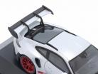 Porsche 911 (992) GT3 RS grigio ghiaccio metallico / piro rosso 1:43 Spark