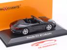 Porsche 911 4S convertible Año de construcción 2003 negro 1:43 Minichamps